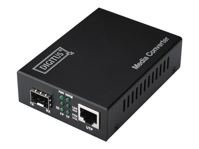 DIGITUS Medienkonverter Gigabit Ethernet RJ45/SFP