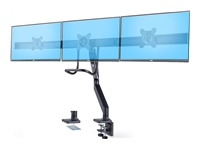 StarTech.com Crossbar Triple Monitor Desk Mount, VESA 75x75/100x100