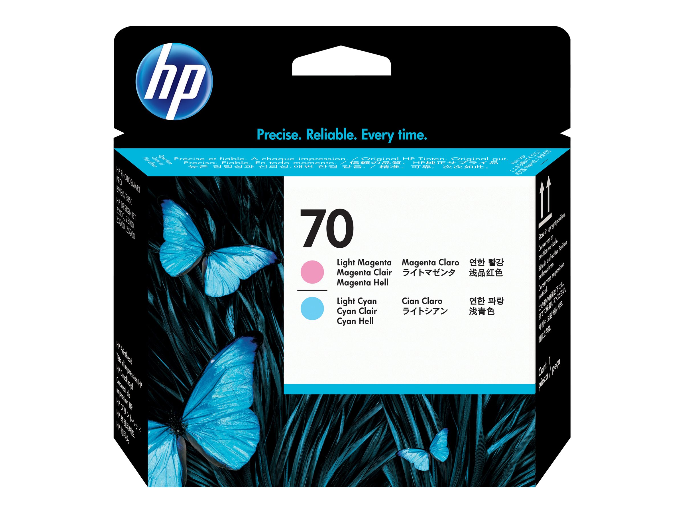 Hp 70 Light Magenta Light Cyan Printhead