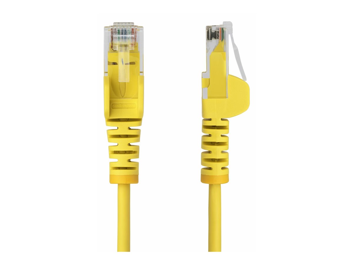 25cm Yellow Slim CAT6 Ethernet Cable – foto 3