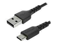StarTech.com 2m USB A to USB C Charging Cable, Durable Fast Charge & Sync USB 2.0 to USB Type C Dat