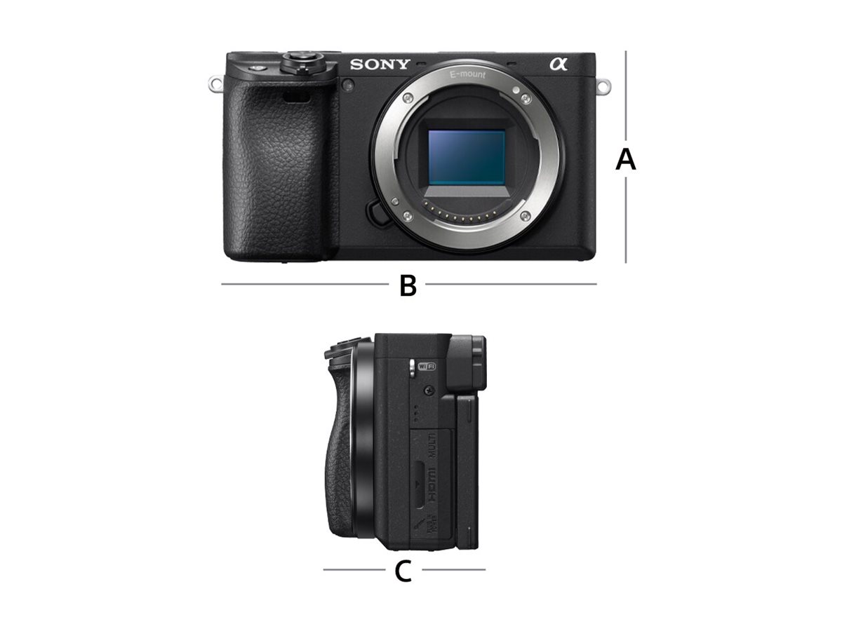 Sony Alpha A6400 with 18-135mm Lens - ILCE-6400M/B