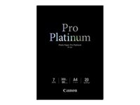 Canon Photo Paper Pro Platinum - photo paper - 20 sheet(s) - A4 - 300 g/m²