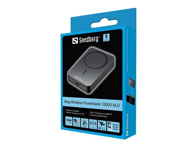 SANDBERG Mag Wireless Powerbank 10000 AL - 420-97