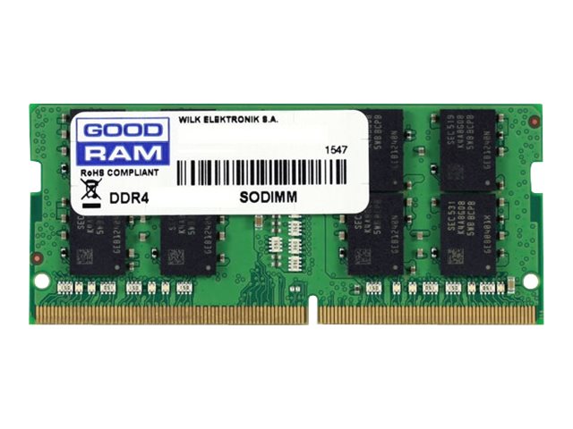 Pamięć GoodRam GR2400S464L17S/8G GR2400S464L17S/8G (DDR4 SO-DIMM; 1 x 8 GB; 2400 MHz; CL17)