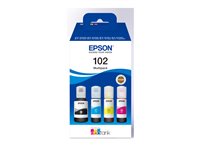 Epson 102 Multipack - 4-pack - black, yellow, cyan, magenta - original - ink cartridge
