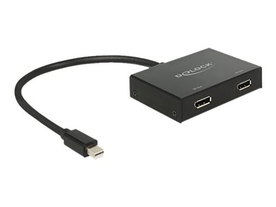 DELOCK Displayport Splitter 1 mini DP Eingang -> 2 Ausgän - 87695