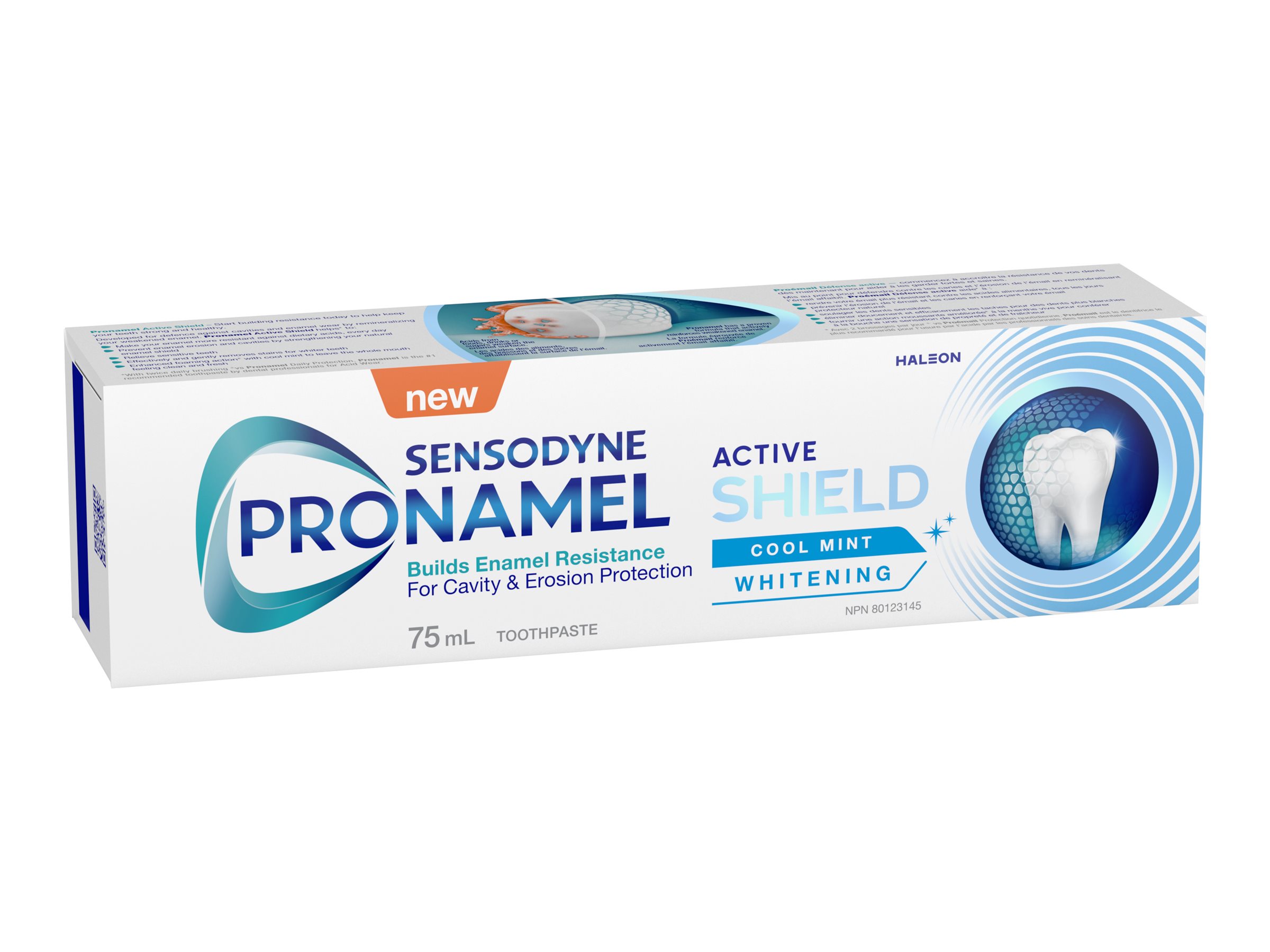 Sensodyne Pronamel Active Shield Whitening Cool Mint Toothpaste - 75ml