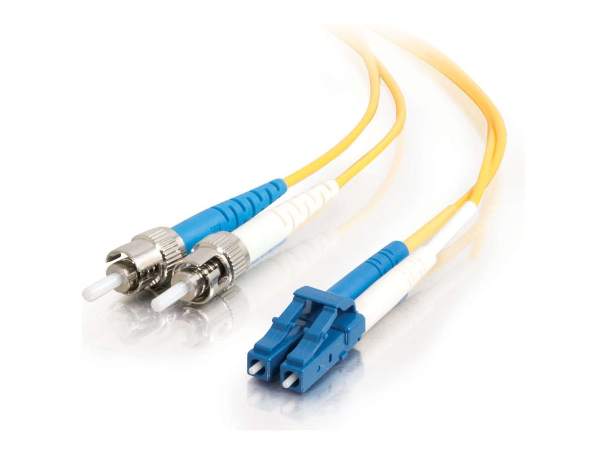 C2G 3m LC-ST 9/125 Duplex Single Mode OS2 Fiber Cable