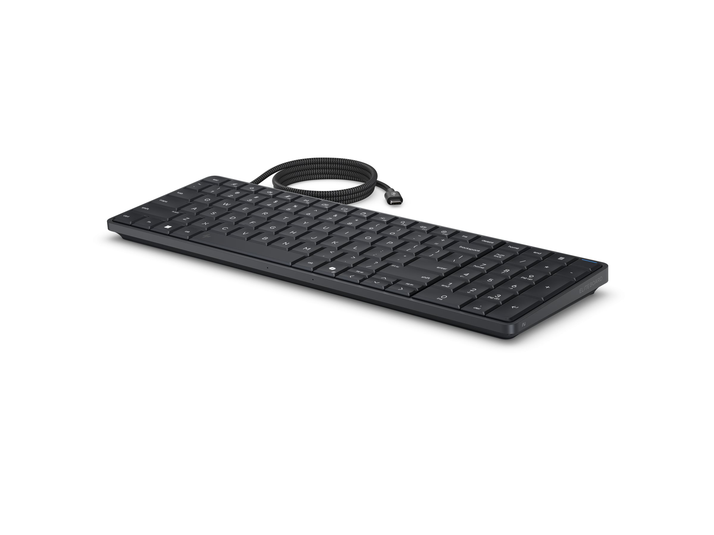 HP EliteBoard G1a Next Gen AI PC keyboard PC AI PC Copilot+ PC Ryzen AI 5 330 16 GB SSD Product shot Back 79000