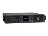 Eaton Tripp Lite Series SmartOnline 1000VA 900W 120V Double-Conversion Sine Wave UPS - 8 Outlets, Extended Run, Network Card Option, LCD, USB, DB9, 2U Rack/Tower Battery Backup