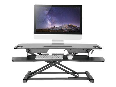 SIT-STAND DESK CONVERTER RISERKEYBOARD & MOUSE DECK