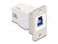 DeLOCK USB-adapter Sølv Hvid