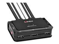 LINDY 2 Port HDMI 18G USB KVM Switch