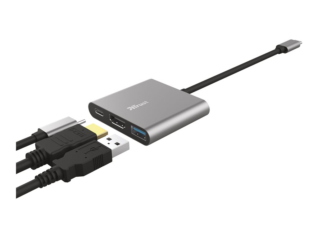 TRUST Adaptateur DALYX USB-C 3 en 1 HDMI