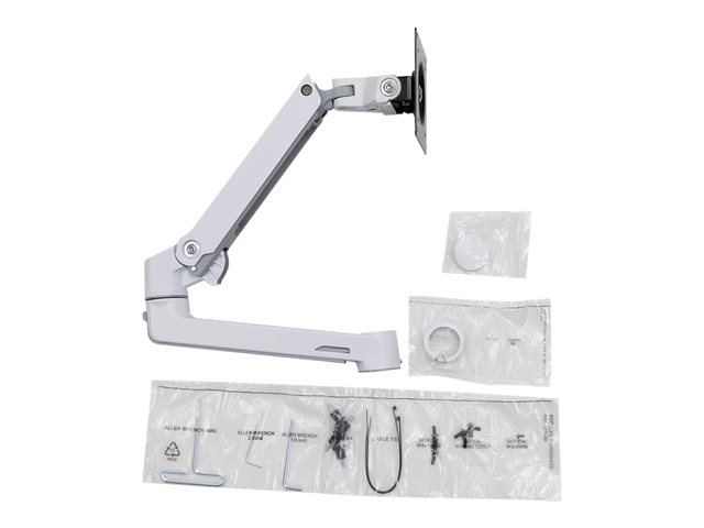 Image of Ergotron LX Extension and Collar Kit mounting component - for Monitor - white with grey accents