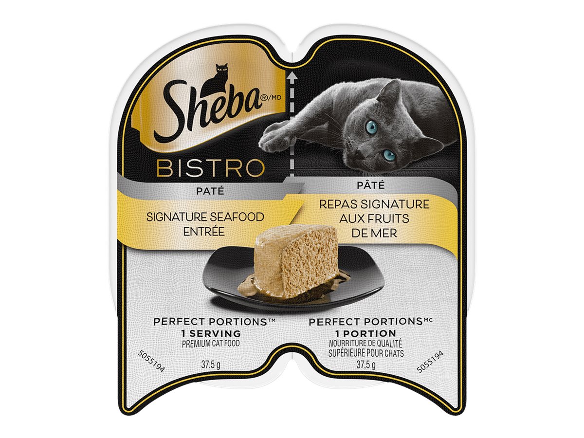 SHEBA BISTRO PERFECT PORTIONS Pate Signature Seafood Entree 75g