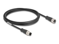 DeLOCK CAT 5e S/FTP 2m Forlængerkabel til netværk Sort