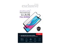 Insmat Exclusive Brilliant Skærmbeskytter Sort Transparent Apple iPhone 13, 13 Pro