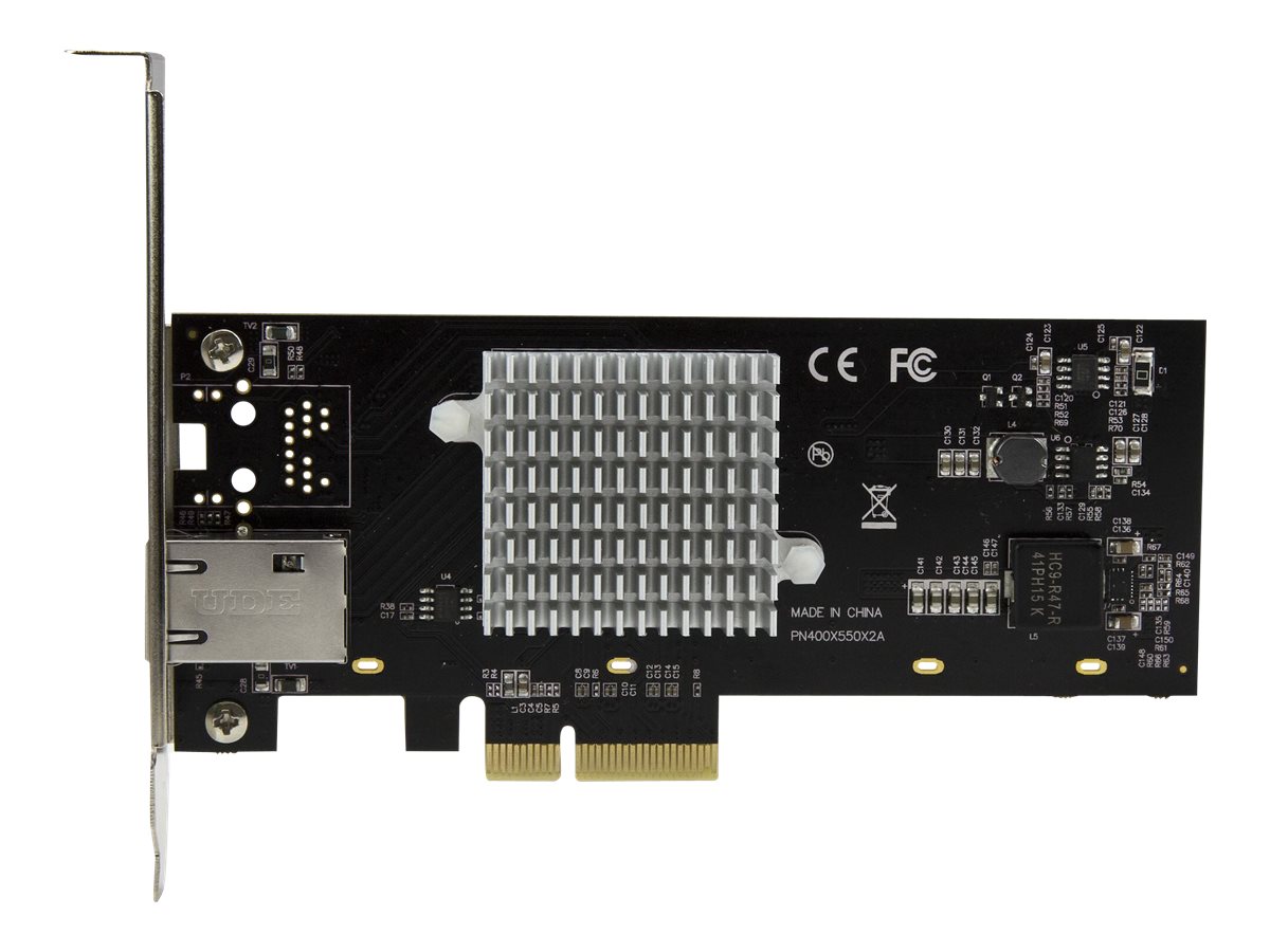 StarTech.com 1 Port 10G PCIe Network Card - 10GBase-T / NBASE-T - RJ45 Port - Intel X550 Chipset - Ethernet Card - Netw…