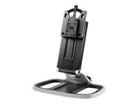 HP Integrated Work Center Stand - Support pour moniteur/ordinateur de bureau - noir, météorite - pour HP t310 G2, t430, t430 v2, t530, t540, t628; Flexible t620; ProDesk 600 G3