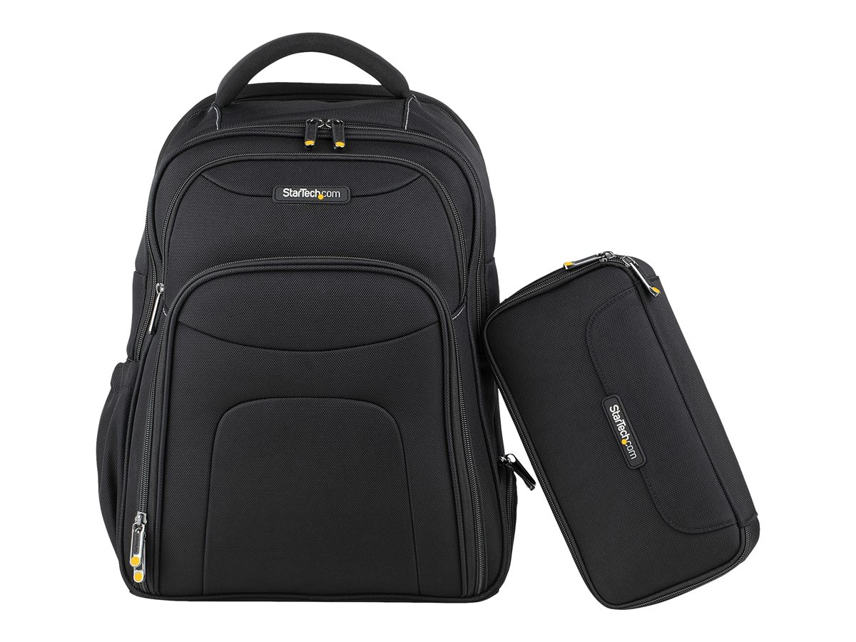 StarTech.com 17.3" Laptop Backpack with Removable Accessory Organizer Case - Professional IT Tech Backpack for Work/Travel/Commute - Ergonomic Computer Bag - Durable Ballistic Nylon - Notebook/Tablet Pockets - batoh na notebook – foto 8