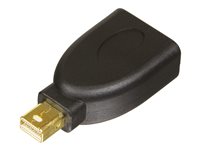 DELTACO Adapter Mini DisplayPort han -> DisplayPort hun Sort