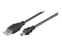 MicroConnect USB 2.0 USB-kabel 10m Sort