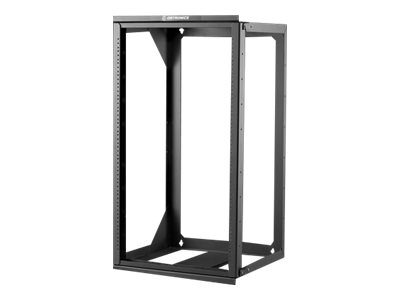 WALL RACK 3 HINGED 18D RELAY RACKBK