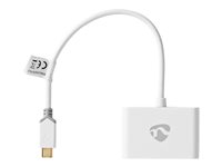 Nedis USB 3.1 Gen 1 USB-C adapter 20cm Hvid