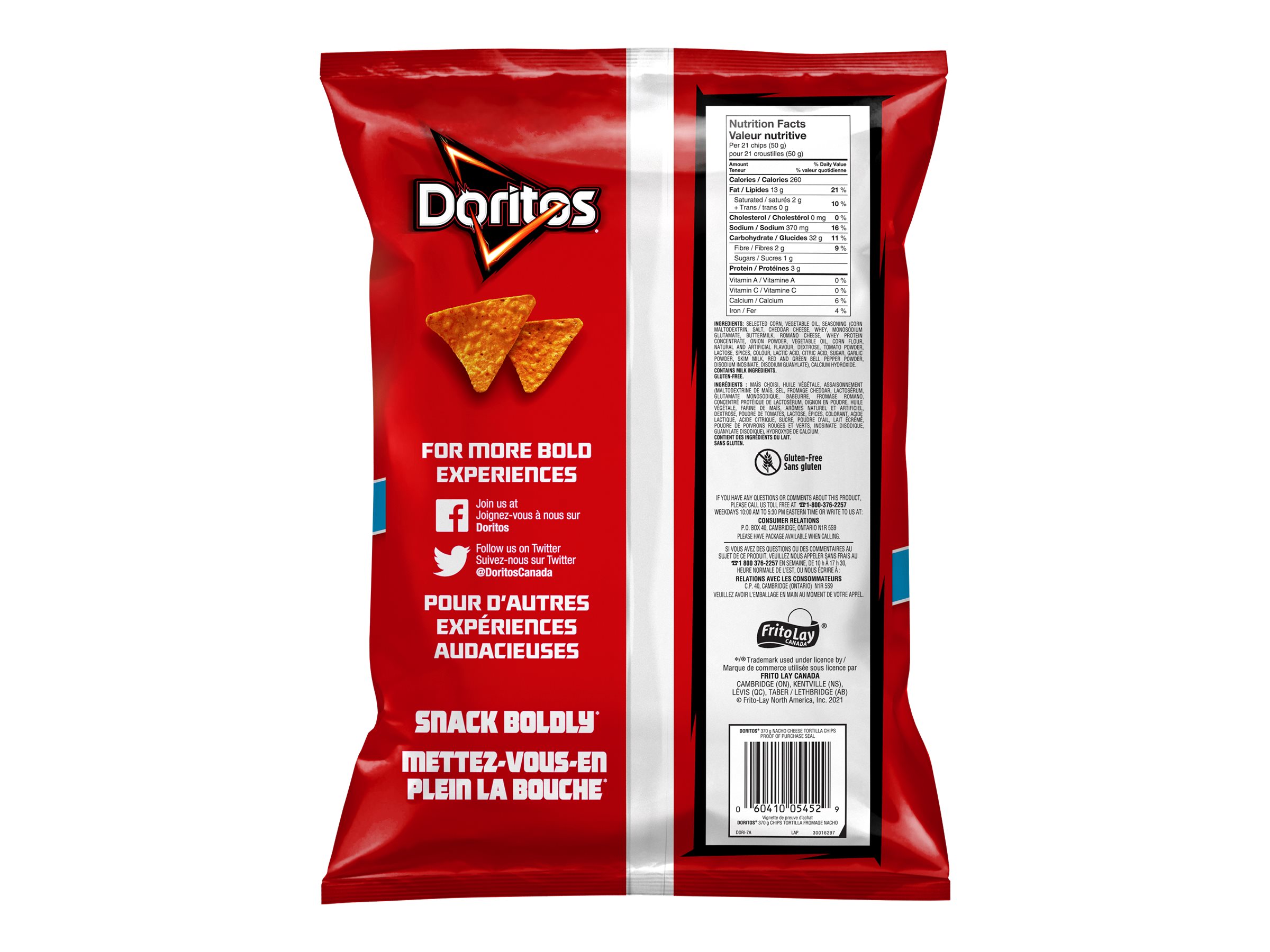 Doritos Tortilla Chips - Nacho Cheese - 370g