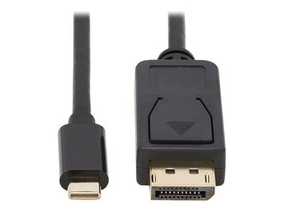 Eaton Tripp Lite Series USB-C to DisplayPort Bi-Directional Active Adapter Cable (M/M), 4K 60 Hz, HDR, Locking DP Connector, 3 ft. (0.9 m)