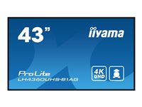 Iiyama LH4360UHS-B1AG 43' Digital skiltning 3840 x 2160