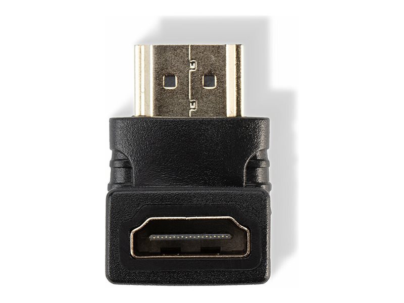 Adaptateur HDMI femelle vers HDMI m le coudé à 90 dégrés vers le bas