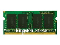 Kingston DDR3 module 2 GB SO-DIMM 204-pin 1600 MHz / PC3-12800 unbuffered non-ECC 