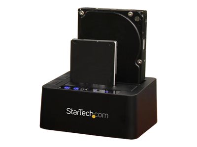 StarTech.com Standalone Hard Drive Duplicator, Dual Bay HDDSSD ClonerCopier, USB 3.1 (10 Gbps) to SATA III (6Gbps) HDDSSD Docking Station, Hard Disk Duplicator Dock - Hard Drive Cloner
