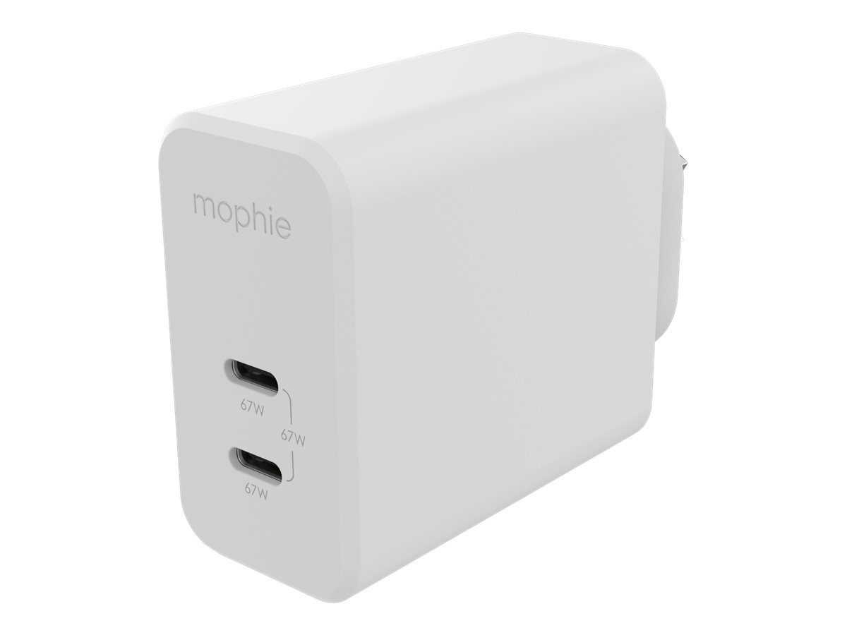 mophie speedport power adapter USB-C 67 Product shot Right-angle 79850