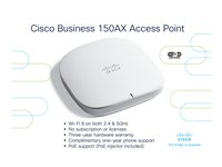 Cisco Business 150AX - Wireless Access Point - Bluetooth, 802.11a/b/gcc