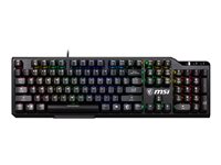 MSI Vigor GK41 Tastatur Mekanisk 10 zone RGB Kabling USA
