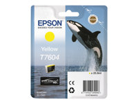 Epson T7604 - yellow - original - ink cartridge