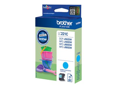 LC221C - Cyan - original - blister - ink cartridge