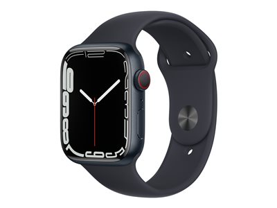 Apple Watch Series 7 (GPS + Cellular) - 45 mm - midnattsaluminium 