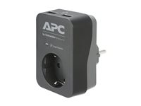 APC Essential Surgearrest PME1WU2B-GR Strømstødsbeskytter 1-stik 16A Sort Grå