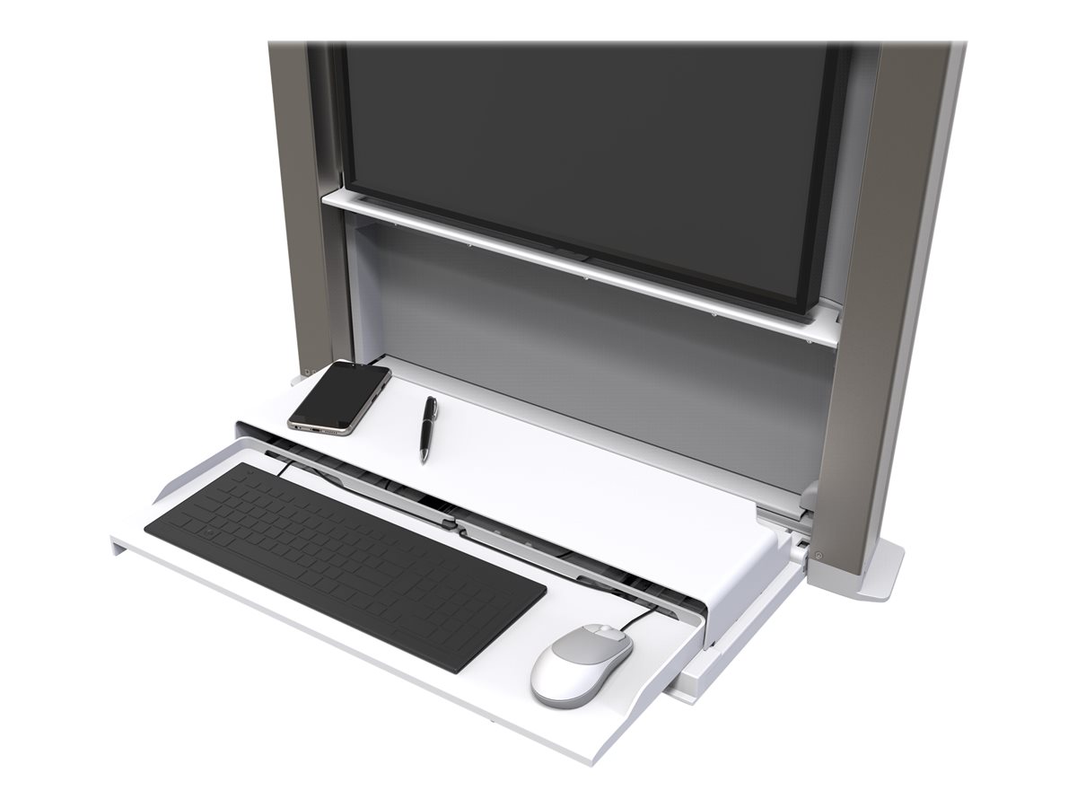 Ergotron CareFit - pracovní stanice s montáží na zeď - sněhově bílá – foto 3