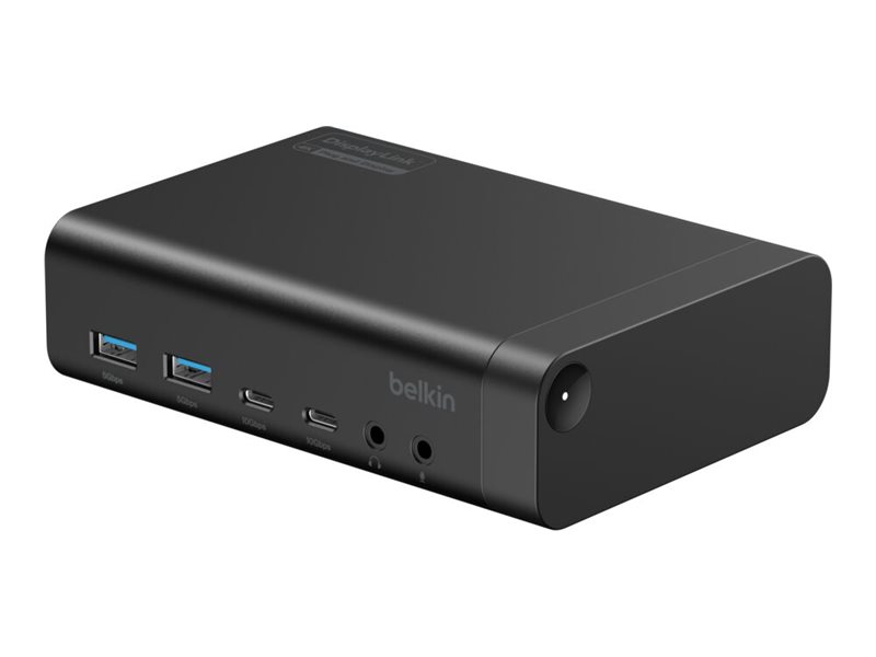 An image of Belkin CONNECT - docking station - USB-C - 2 x HDMI, USB-C - 1GbE