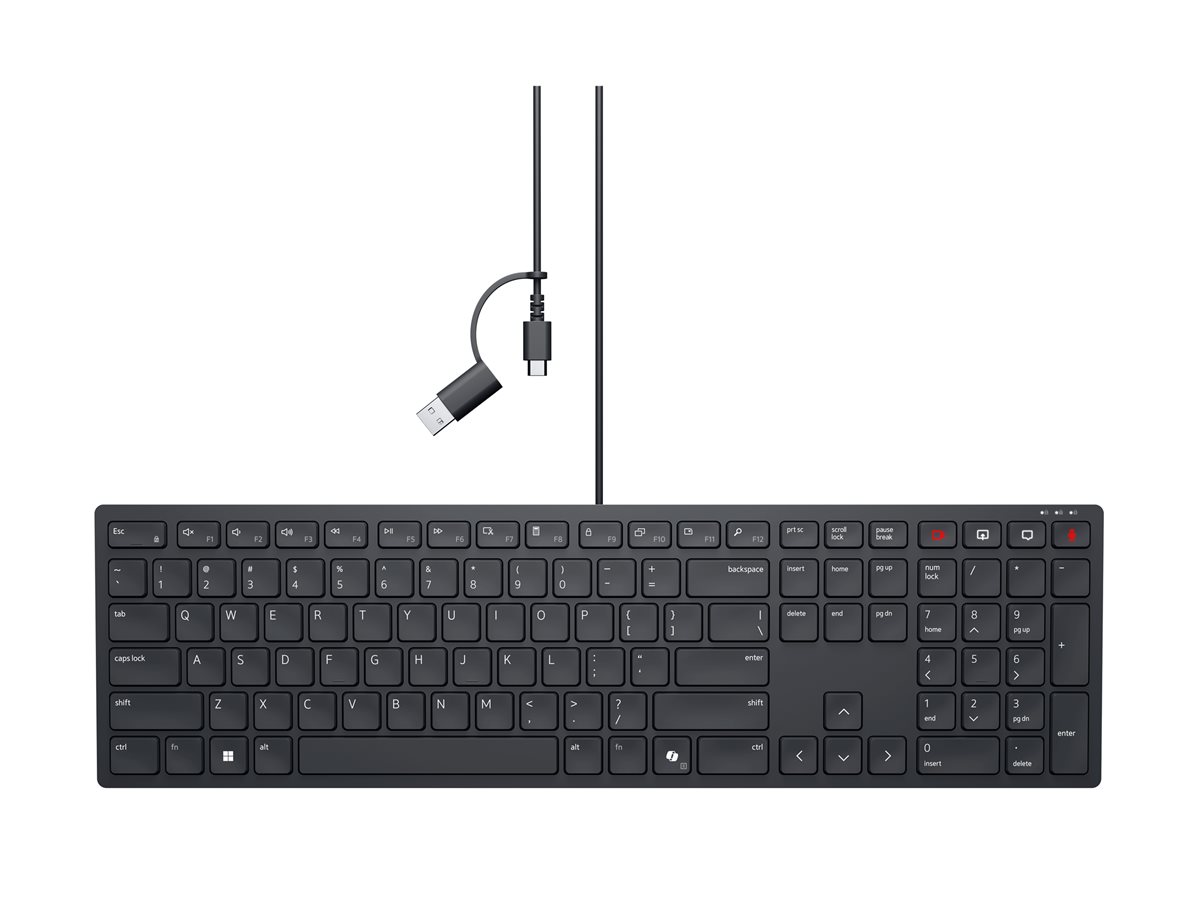 Dell Pro Silent Wired Collaboration Keyboard KB525C (KB525C-CS-EMEA)