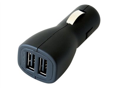 CODi Dual USB Car Charger Car power adapter 12 V output connectors: 2 matte bla