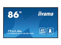 iiyama ProLite LH8664UHS-B1AG 86tommer Digital skiltning 3840 x 2160