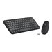 Logitech Pebble 2 Combo, Wireless Keyboard and Mouse, Tonal Graphite