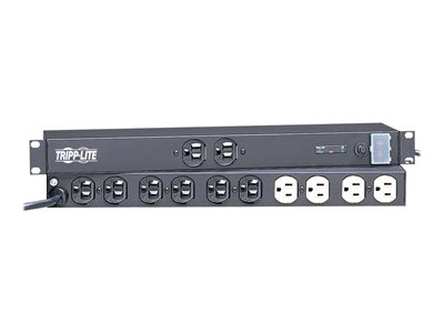 Tripp Lite 8-Outlet 8' Cord Surge Protector, Black TLP808B